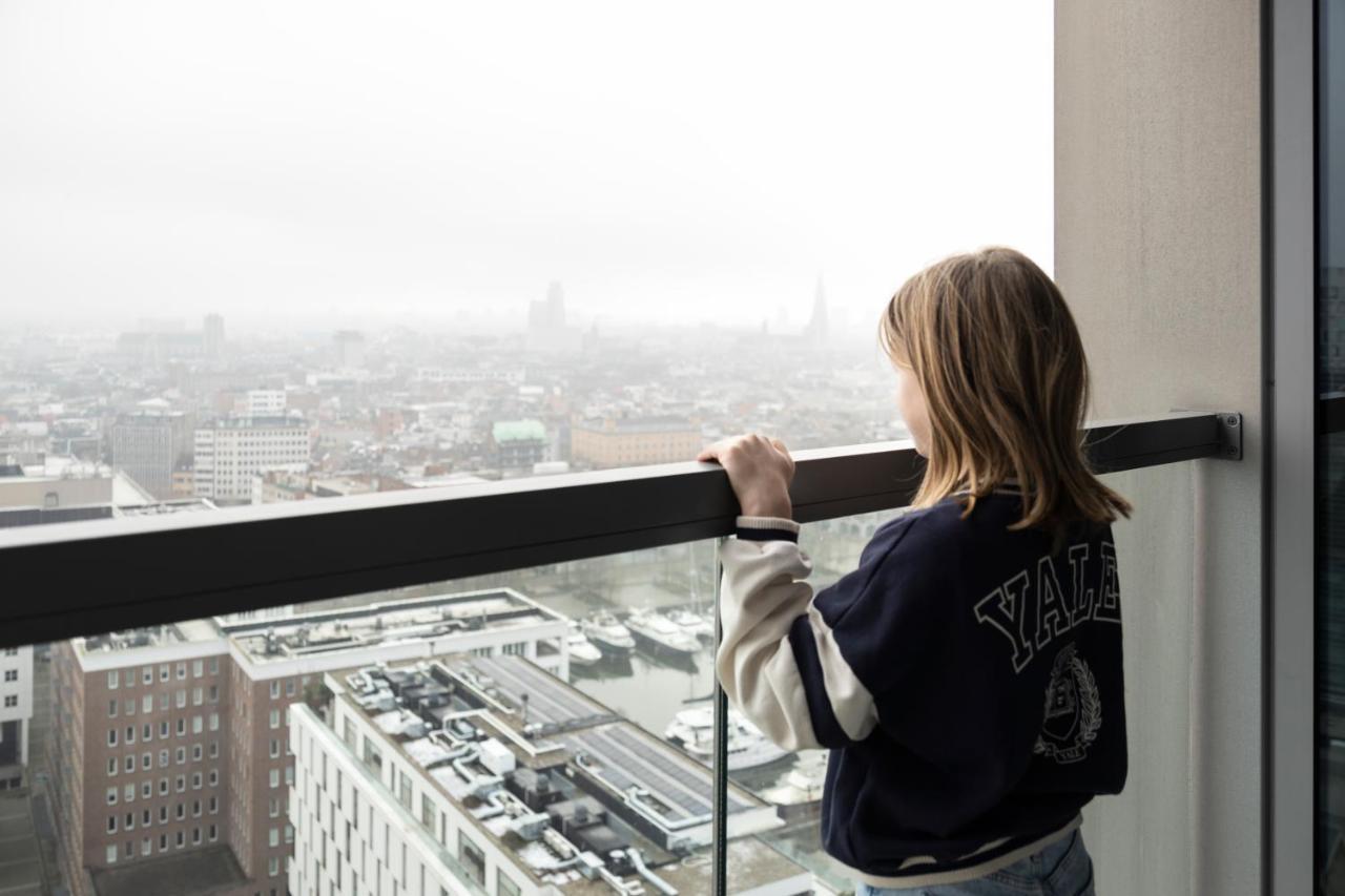 Uniek Appartement - Mooiste En Hoogste Uitzicht Op Antwerpen! - Incl Gratis Parking Exterior foto